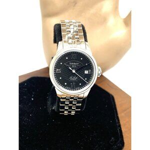 Tissot Women's Watch T0064071105300 Le Locle Swiss Automatic Black Dial 25mm